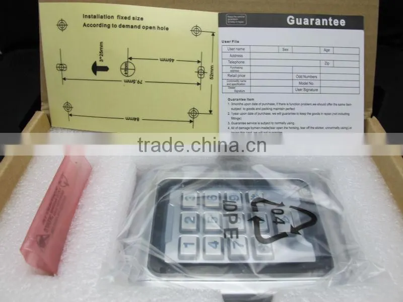 Keypad Waterproof-IP68 Metal Access Control Reader,access control system card reader