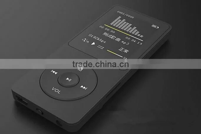 Hot Ultrathin 8GB sport MP4 Player With 1.8 Inches Screen 80 hours Long Standby time Original RUIZU X02 With FM EBook Clock Data