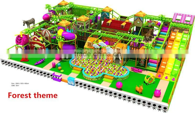 2015 New design police station used commercial kids indoor playground