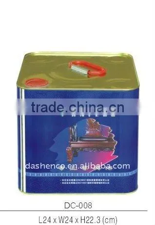 10L rectangular paint can