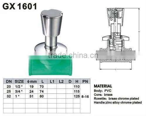 plastic stop Valve