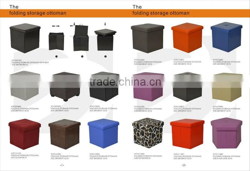 TOP quality!!! well sale S/4 storage ottoman furniture