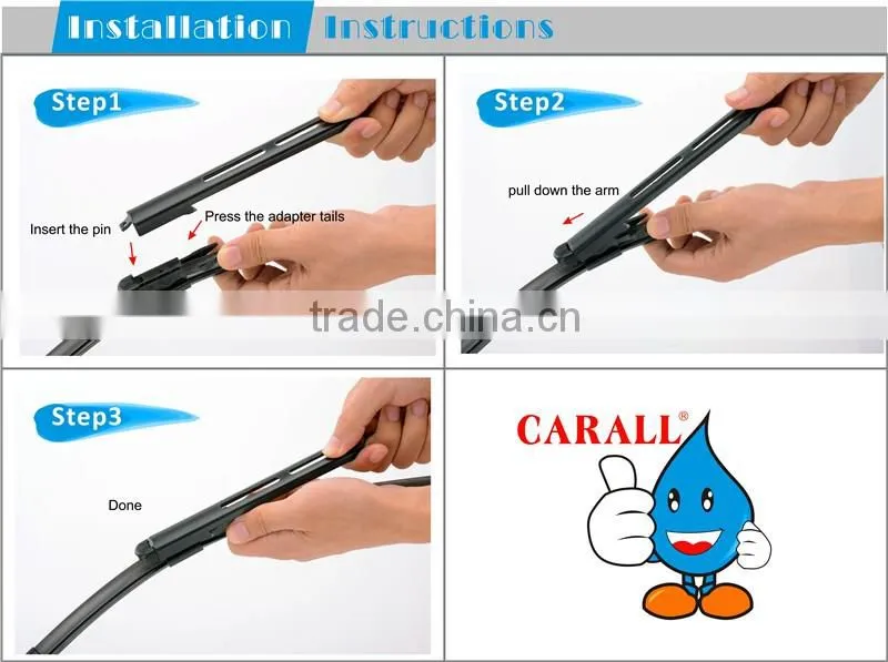 S500 Special car PVC Rubber Windscreen Wiper Blade
