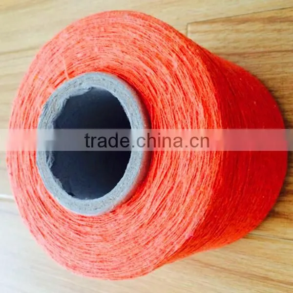 Hot cotton polyester working glove yarn