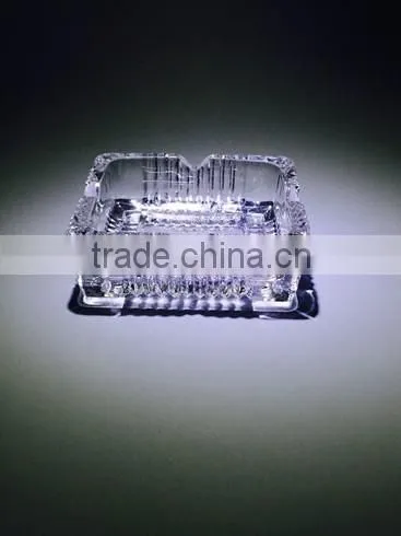 Elegant 300g transparent glass ashtray wholesale