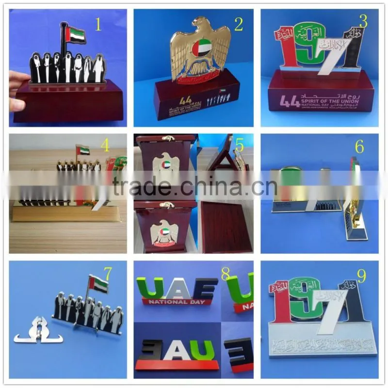 custom metal popular UAE sheik magnetic badges