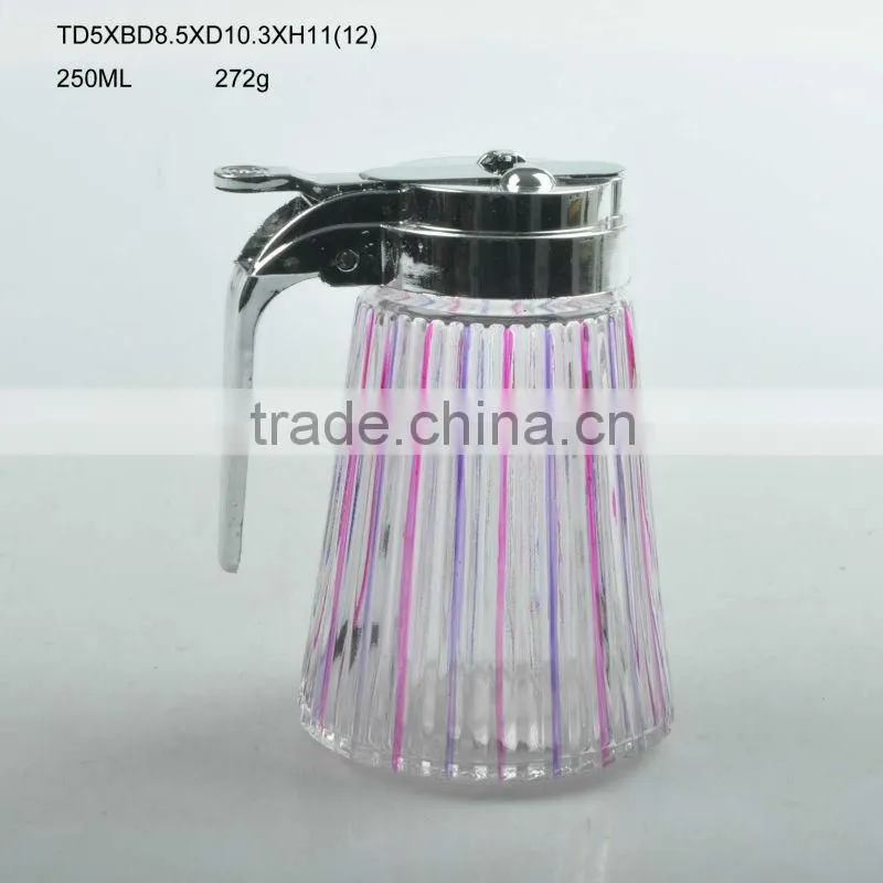 glass spice jar set