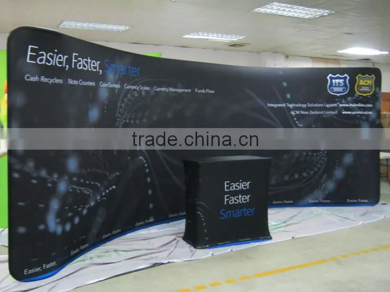 Dye Sublimation Full Color Print Exhibition Booth Decoration