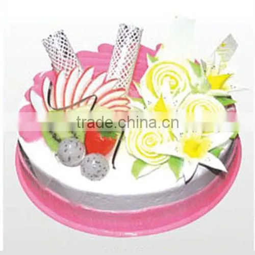 Beautiful Plastic Emulational Birthday Cake Simulation Birhtday Cake For decoration