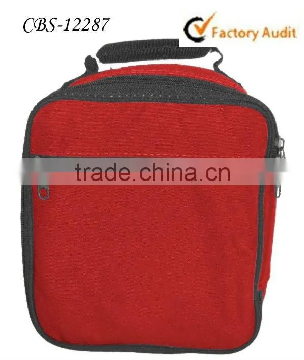 2013 Cooler bag blue lunch bag with bottle holder
