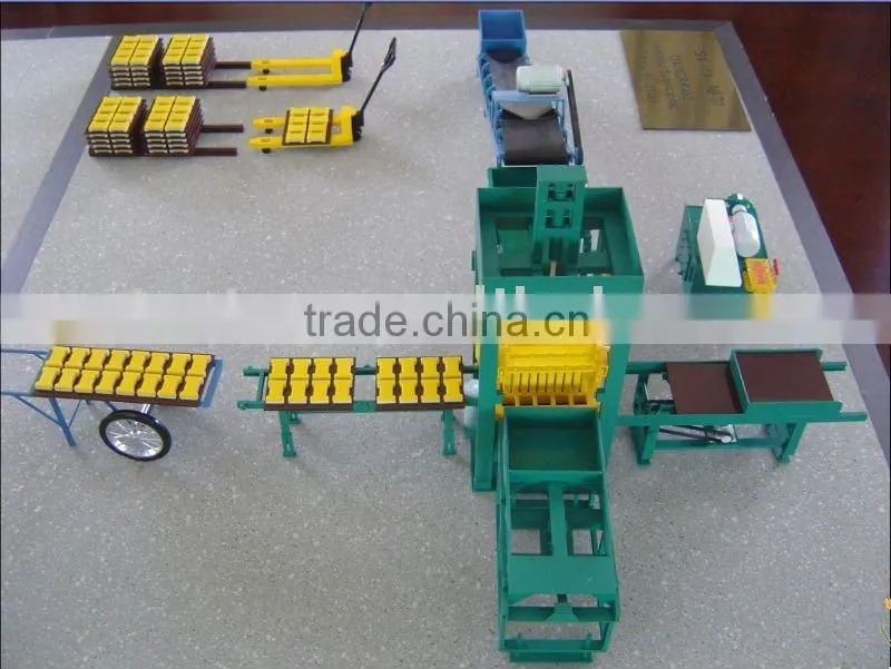 Semi-automatic QT3-15,XQY3-10 concrete brick making machine