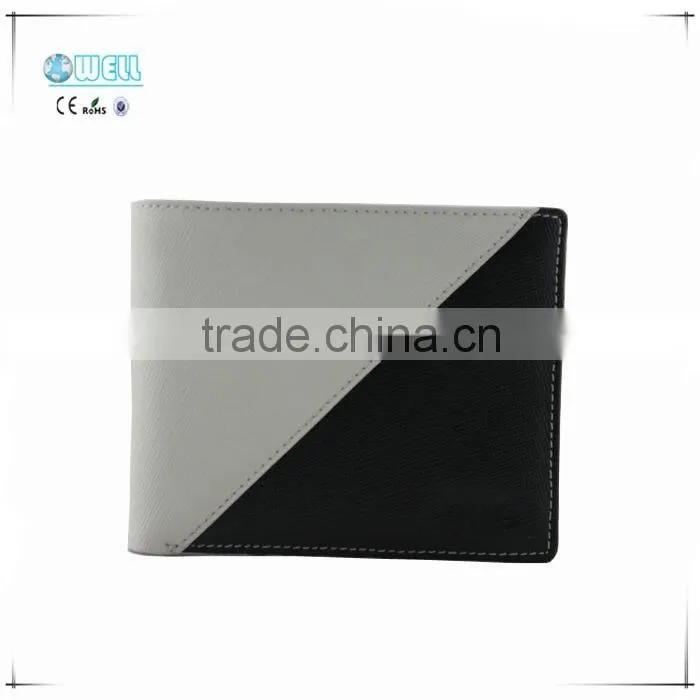 2016 Men Fashion Genuine Leather Short Wallet 100% Real Leather Purse