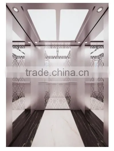 Commercial Elevator Residential Elevator with Pattern Mirror