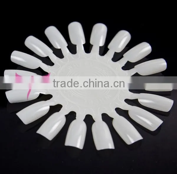 Nail art polish color display chart factory provide free sample