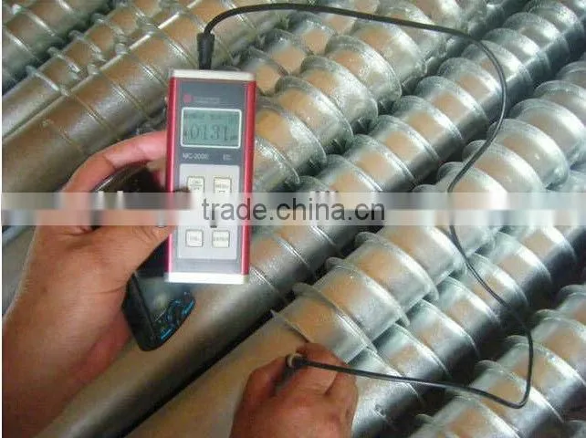Professional designed hot-dip galvanized ground screw anchor