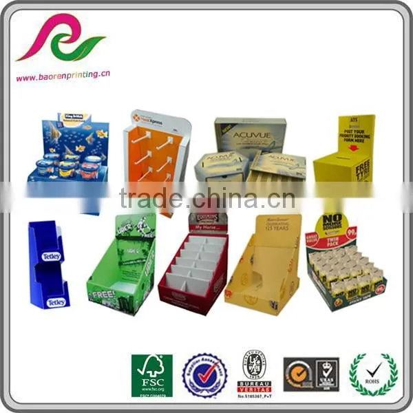 Folding corrugated paper box for packing 12W LED light