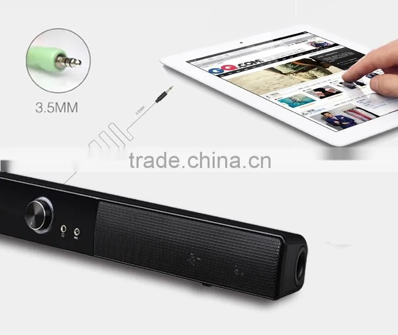 Mini system, wireless system,Popular and Cheap 2.0 pc soundbar , used for home theater