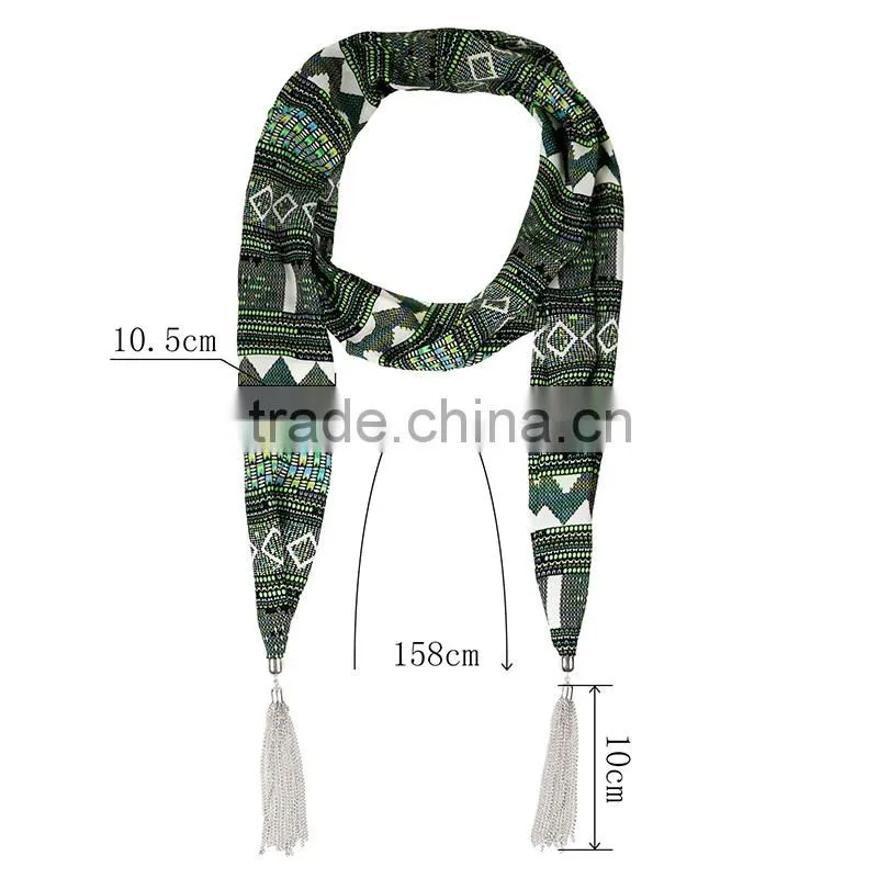 Top sale funny tetris printing scarf, Crumpled scarf