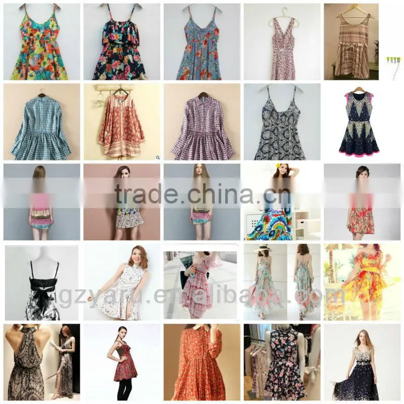 High Quality Women Garment Casual Dress Clothing Wholesale Supplier Printing Loose Chiffon Shirts