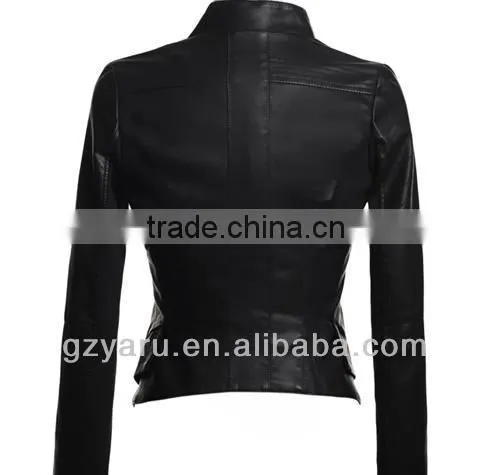Women Polo Leather Jacket Designs