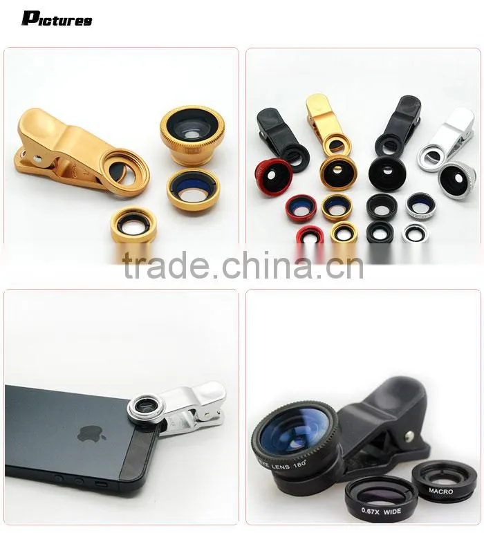 A magnifying lens