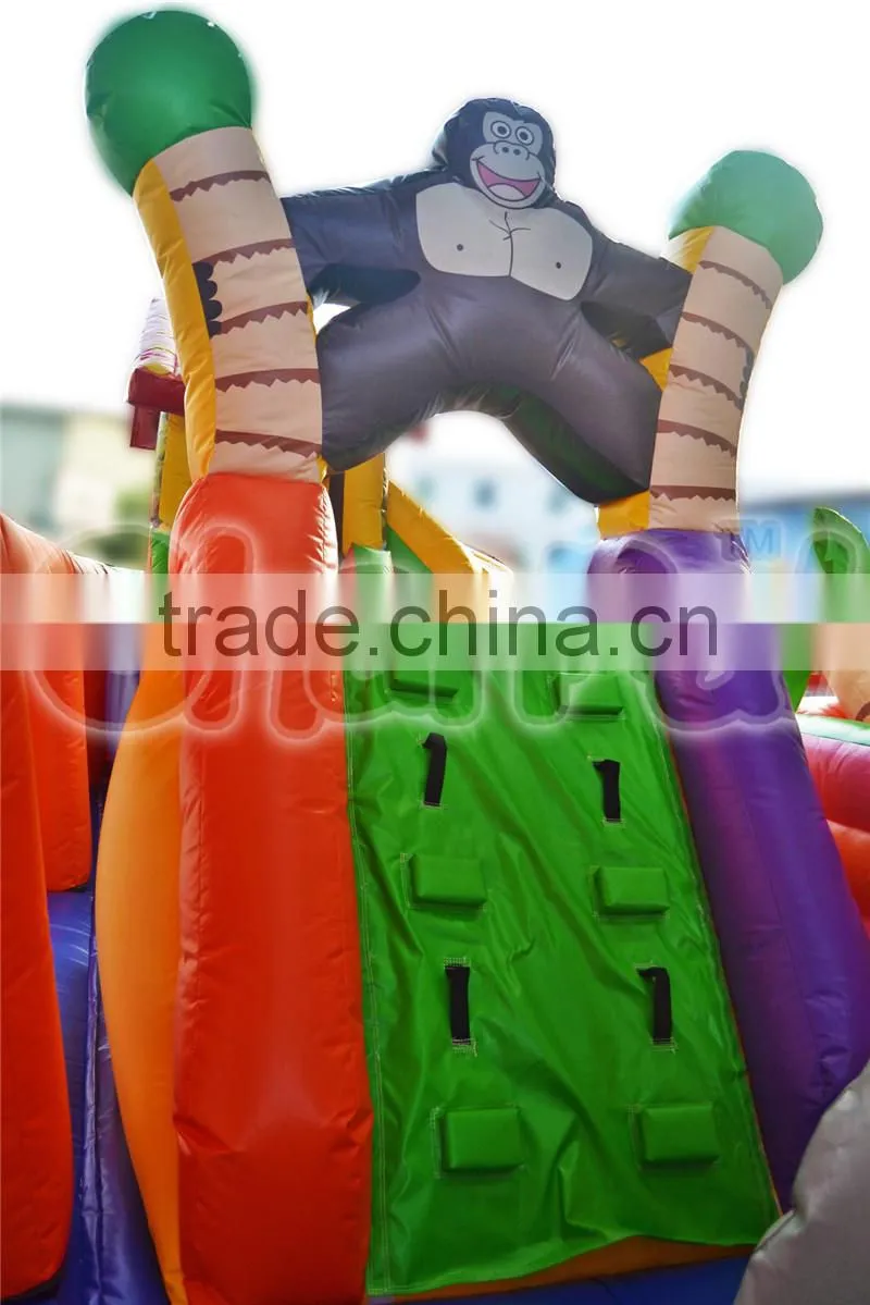 Customized inflatable zoon park, inflatable fun city