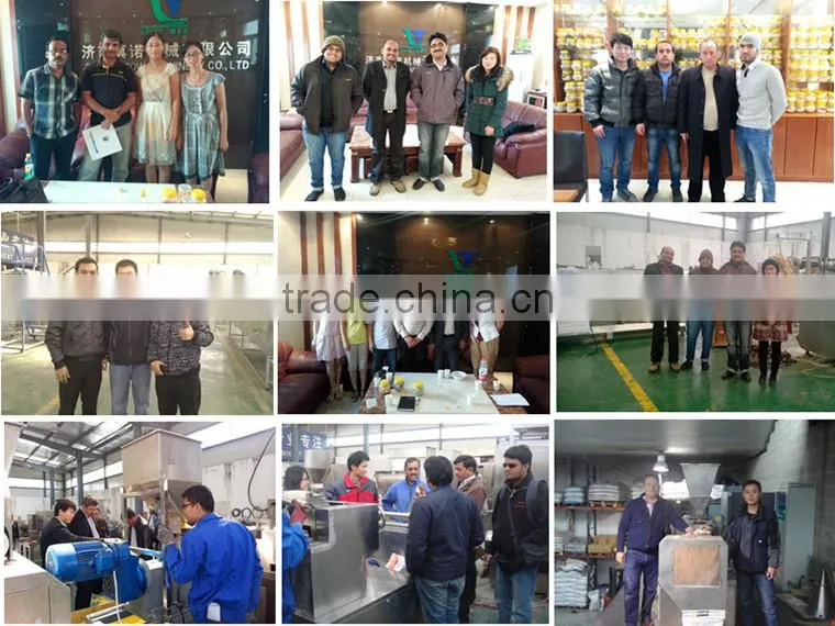 Twin Screw Extruded Fried Wheat Pellets Bugles Making Machine