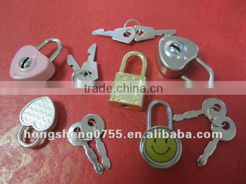 fashionable mini dariry lock with key /HS0755