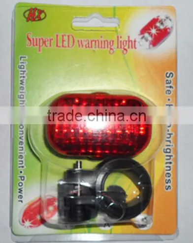 3 LED Bicycle Rear Tail Red Bike warning lamp safety Light