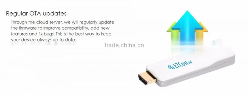 EZCast Wire m2 wifi display ez cast dongle for iphone,android,windows