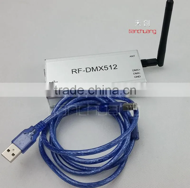 Wireless DMX512 sender & receiver for LED light up costumes