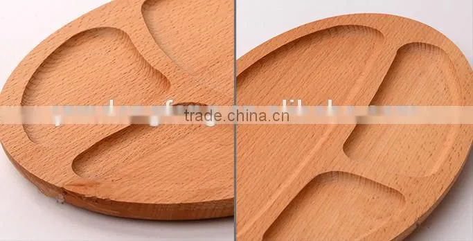 Japanese wood cheap wholesale dinner plates