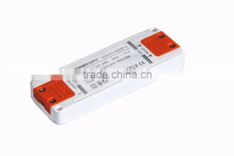 Factory direct sales light and handy 20w ac220v dc12v led switching power supply with CE