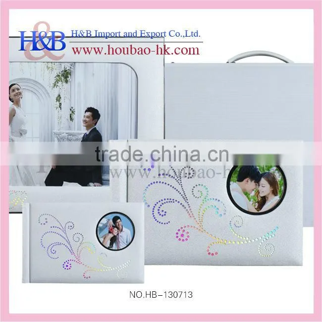 H&B wholesales 10*11,12*8 leather photo albums