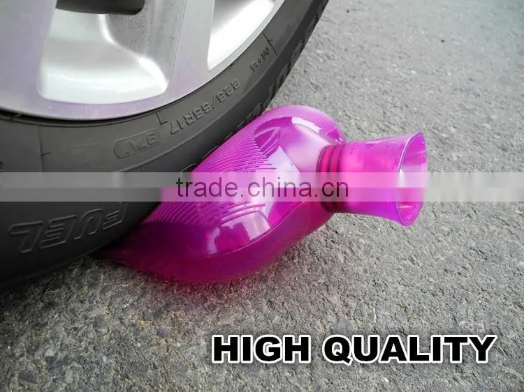 2 liter PVC hot water bottle blue bubble