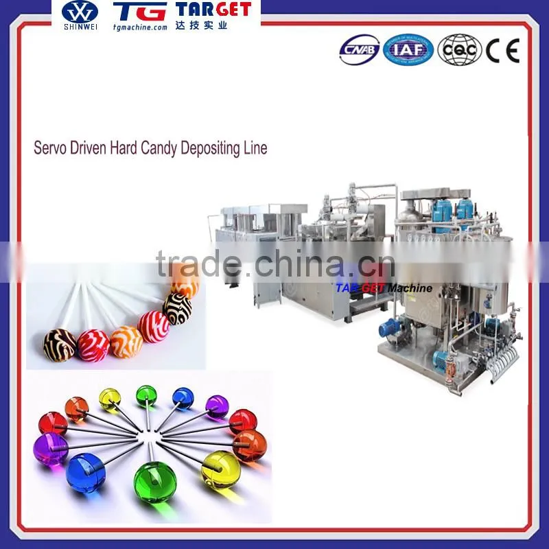 China Manufacturing Lollipop candy machine lollipop depositing line candy machine