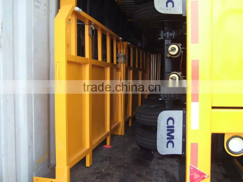 CIMC Double Coin Tyre Fuwa Axle Side Wall Cargo Truck Trailer Vietnam
