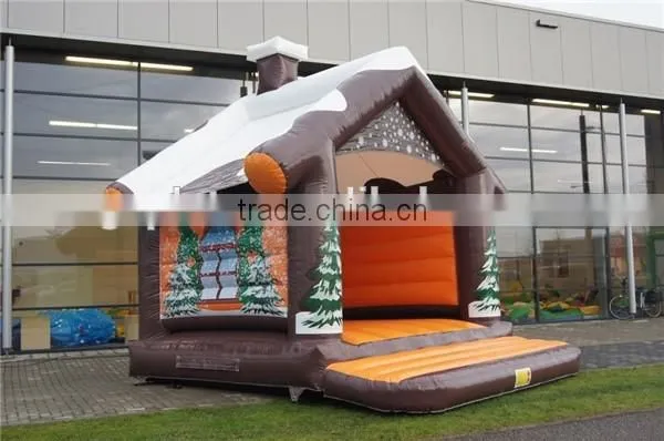 Bouncy castle with Winter theme