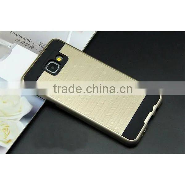 C&T HEAVY DUTY DUAL LAYER BRUSHED METAL PATTERN Protective Rugged Armor Case for Samsung Galaxy A9 Pro