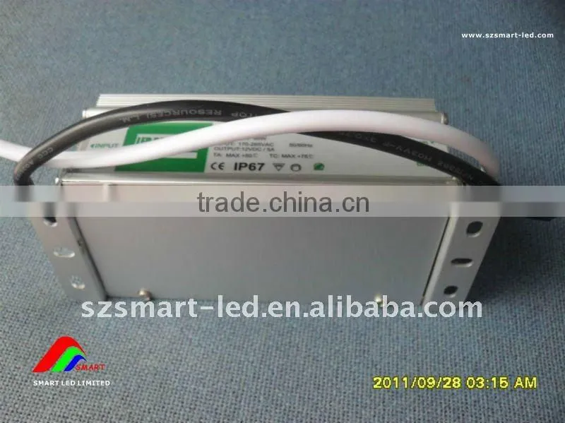 Input 85-265V AC, output DC12V, 6.25A, 150W LED transformer