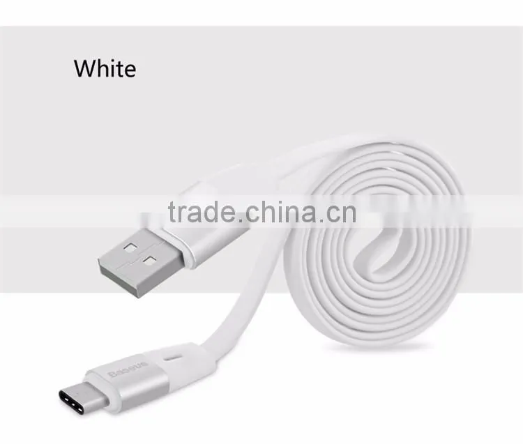 Baseus Original Auto-disconnect Type C Data Cable 2.1A USB Cable Intelligent Control Chip Charging LED Type C Phone Cable Line