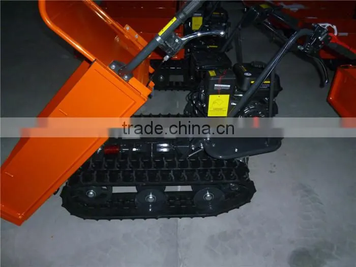 Hot selling all terrain transportation tool crawler mini dumper for farm, construction, forest