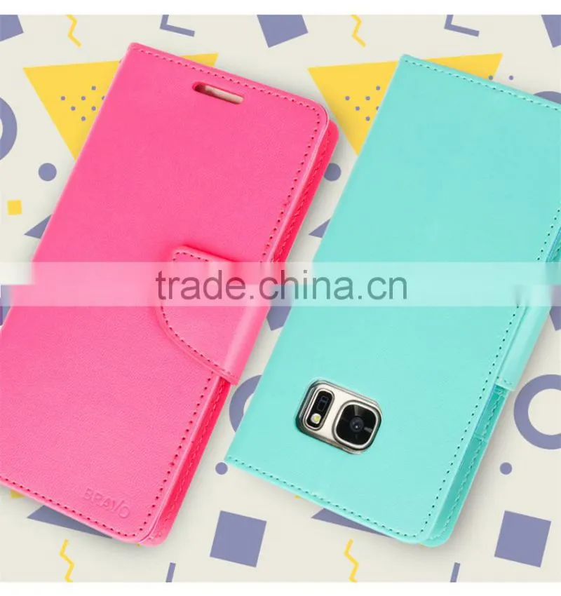 Original Mercury Goospery Bravo Diary Flip Leather Wallet Case For Samsung Galaxy J1 2016 Made In China Phone Case