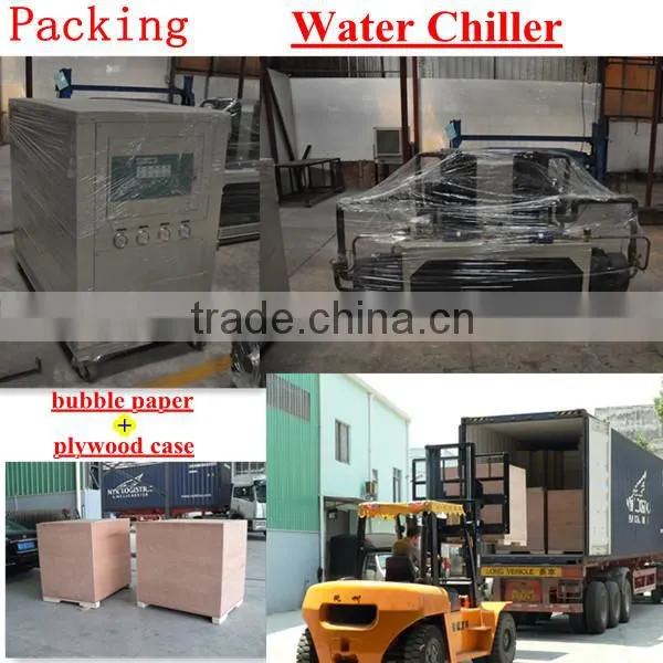 Industrial water chiller with air cooled system