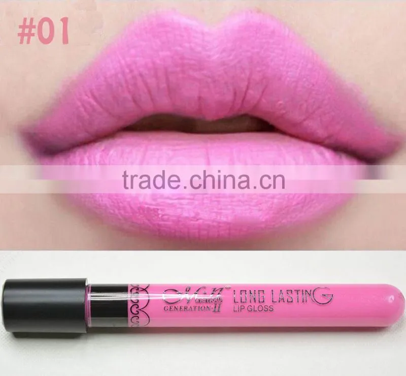 Hot Sales Women Ladies Waterproof Elegant Color Lipstick Matte Smooth Long Lasting Lip Stick Lipgloss