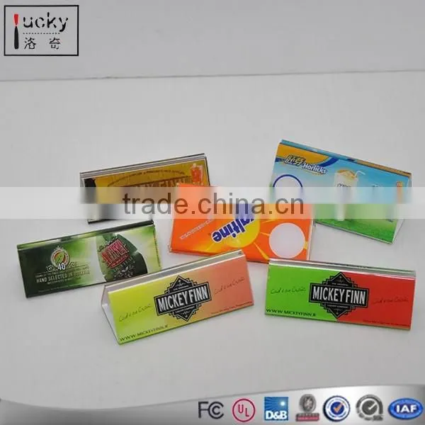 Acrylic Advertising Sign Label or Bruchure Holder
