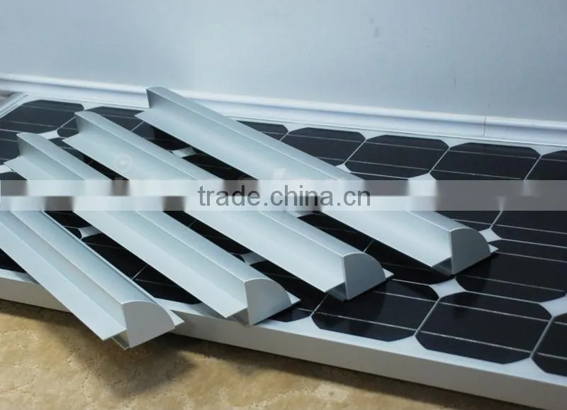 Aluminium Long Side Solar Panel Mounting Bracket Structure Spoiler For Caravan Motorhome RV