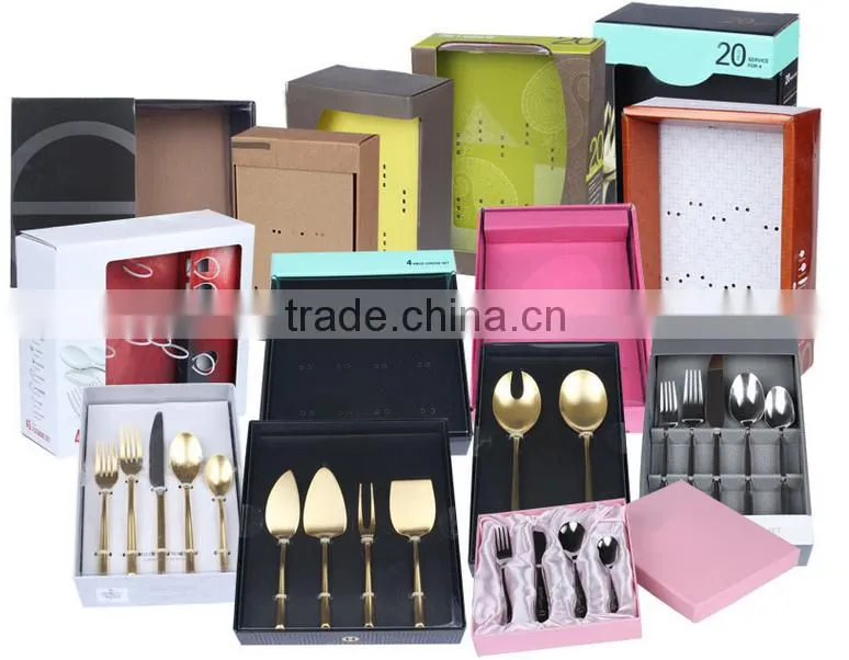 PVD Coating gold color cutlery, stainless steel flatware 18/10, flatware