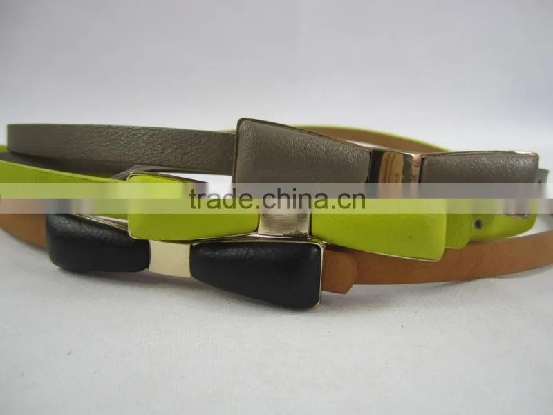 1cm width with nice bowknot design ornament women belt