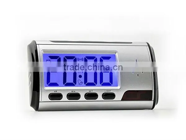 HD Video DVR Digital Alarm Clock Nanny Camera Recorder Motion Detector DV Black